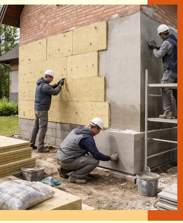 Утепление частного дома в Малгобеке под ключ от 7739 руб/м2 — недорого | ТепломастерМлг