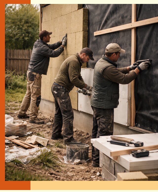 Утепление дачного дома под ключ в Малгобеке