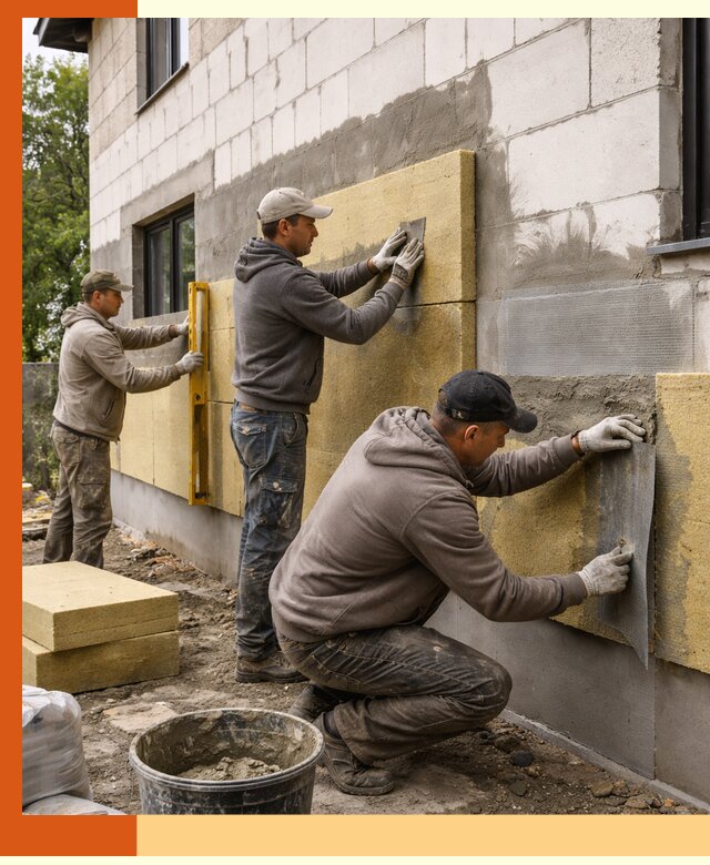 Утепление дома из газобетона в Малгобеке качественно и долговечно