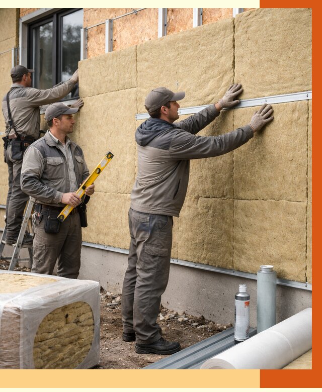 Утепление дома из SIP панелей в Малгобеке от 6397 руб./м² под ключ | ТепломастерМлг