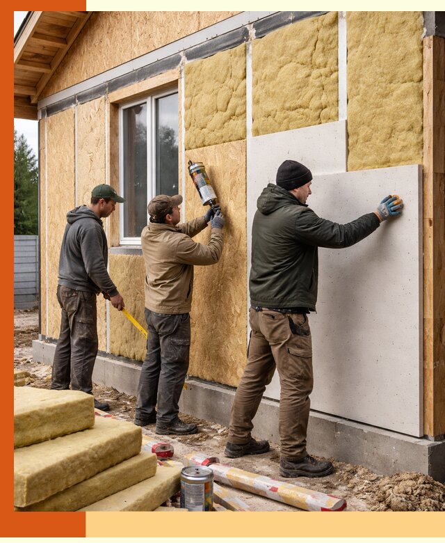 Профессиональное утепление дома из SIP-панелей в Малгобеке