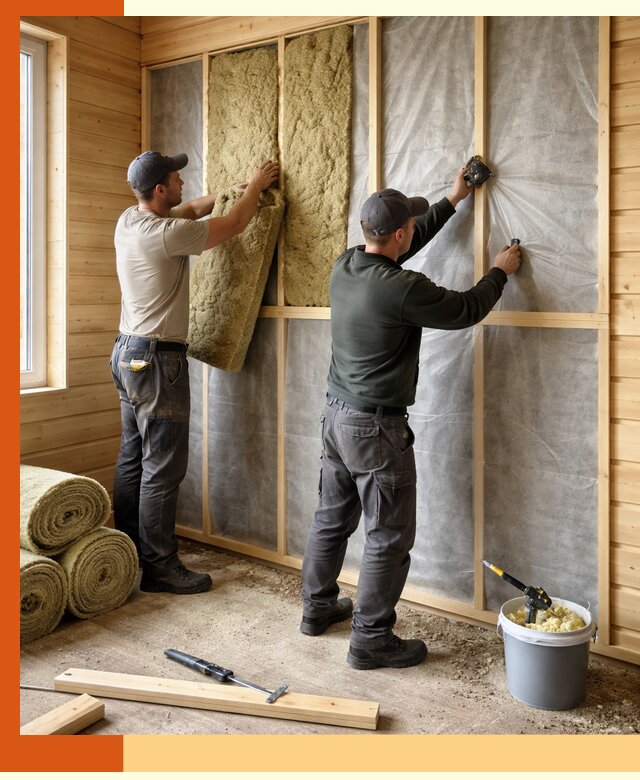 Утепление дома из минибруса в Малгобеке: комплексные теплоизоляционные работы