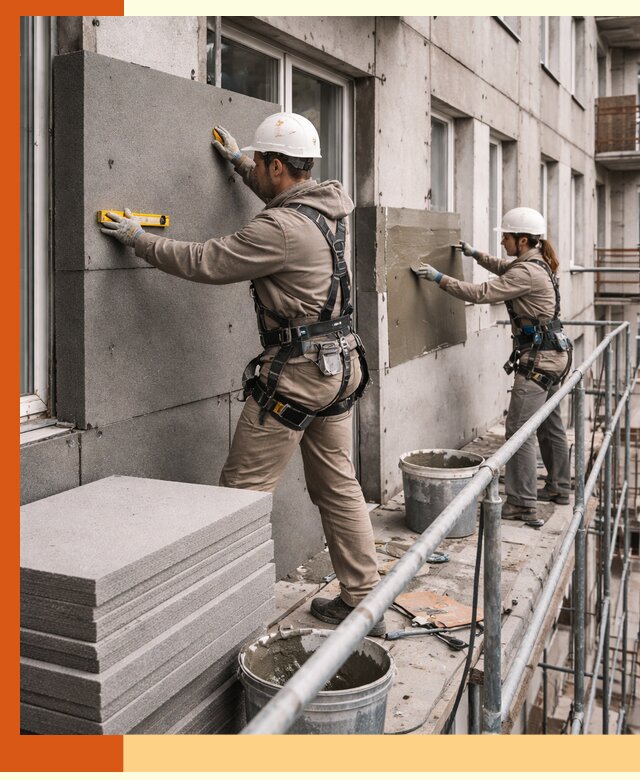 Утепление квартиры снаружи под ключ в Малгобеке