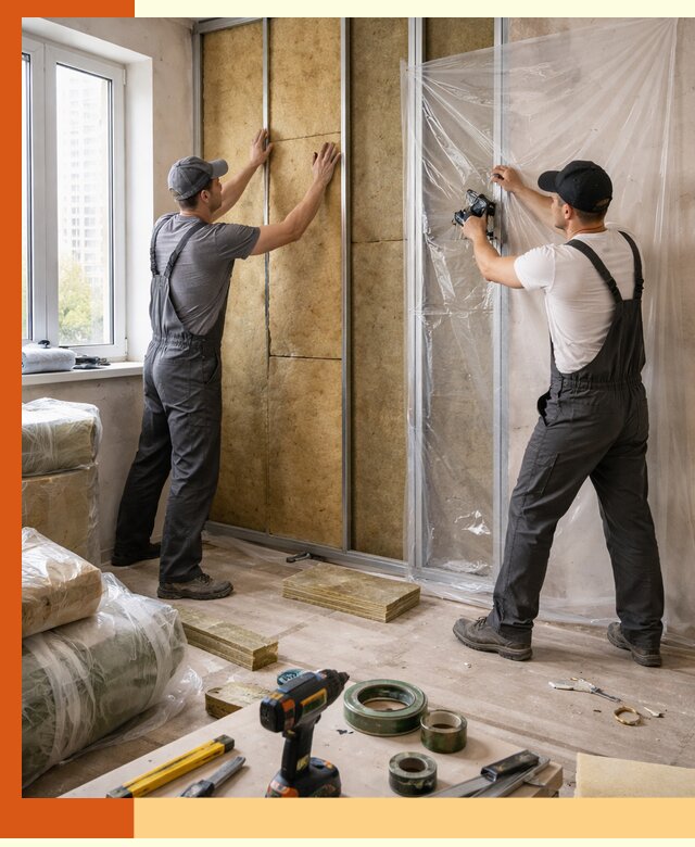 Утепление квартиры изнутри профессионально в Малгобеке