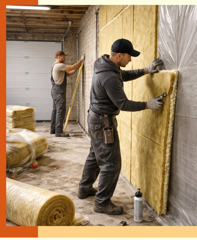 Утепление гаража под ключ в Малгобеке — все виды теплоизоляции