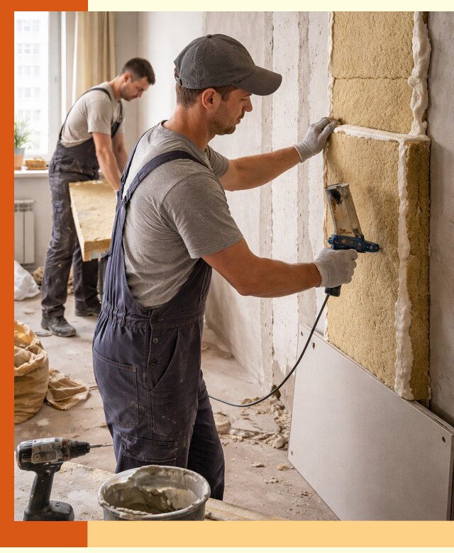 Утепление стен изнутри в Малгобеке — качественно и эффективно