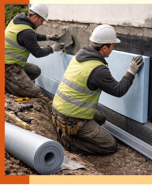 Утепление фундамента снаружи в Малгобеке — профессиональная теплоизоляция