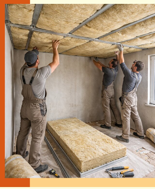 Утепление потолка в Малгобеке — тепло и без сквозняков