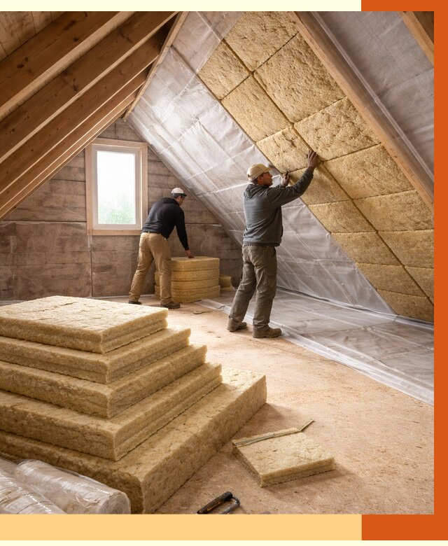 Утепление мансарды в Малгобеке от 2580 руб/м2 — комплексно и под ключ | ТепломастерМлг