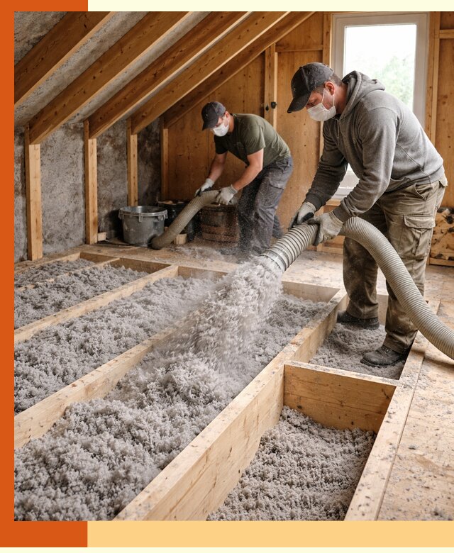 Утепление мансарды эковатой в Малгобеке с гарантией качества