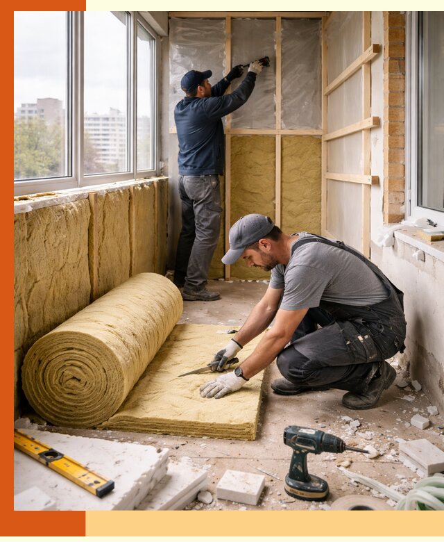 Утепление балкона под ключ в Малгобеке качественно и быстро