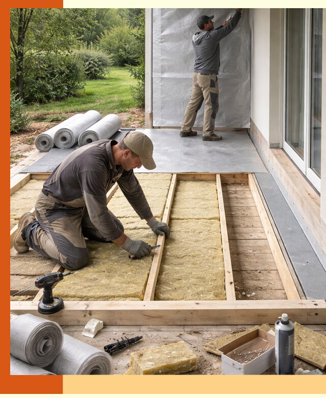 Утепление террасы в Малгобеке — тепло и защита круглогодично