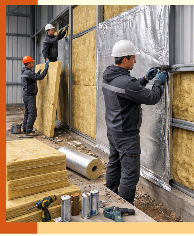 Утепление металлического ангара профессионально в Малгобеке