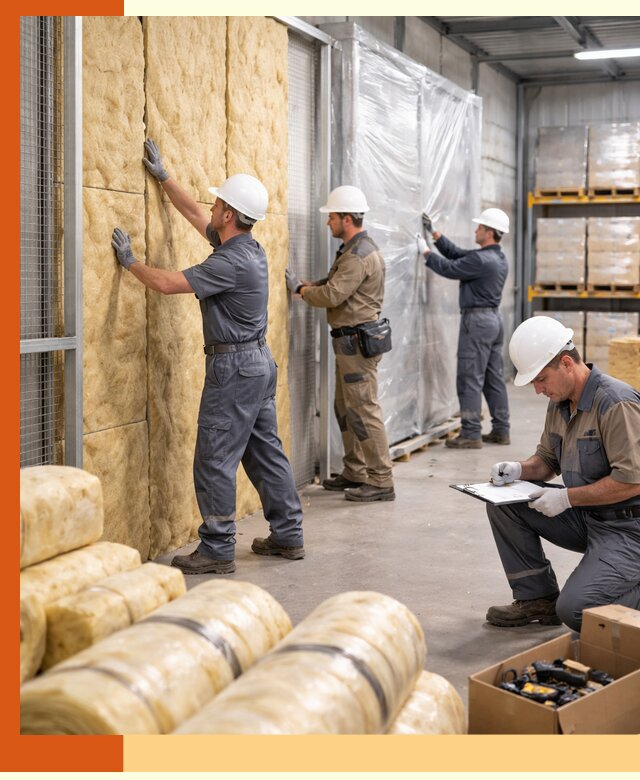 Утепление склада готовой продукции в Малгобеке качественно и быстро