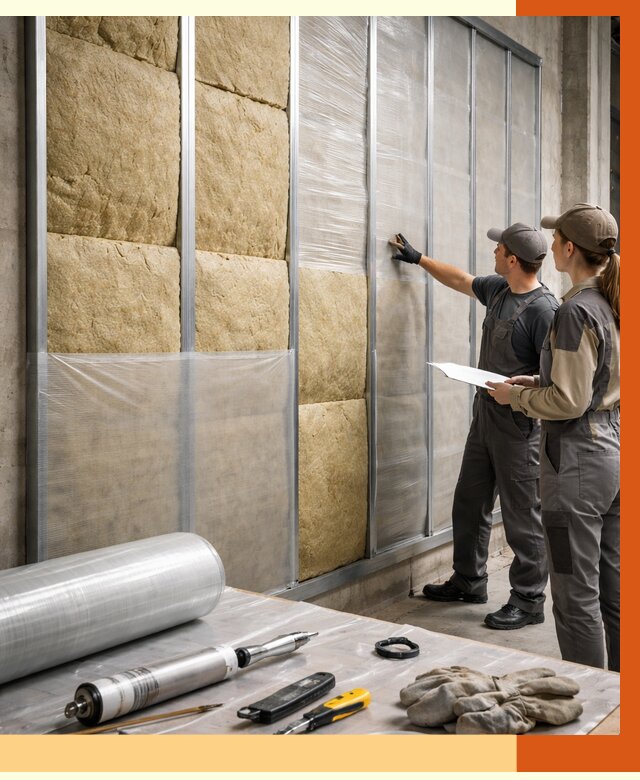 Утепление склада химсырья в Малгобеке от 4643 руб. под ключ | ТепломастерМлг