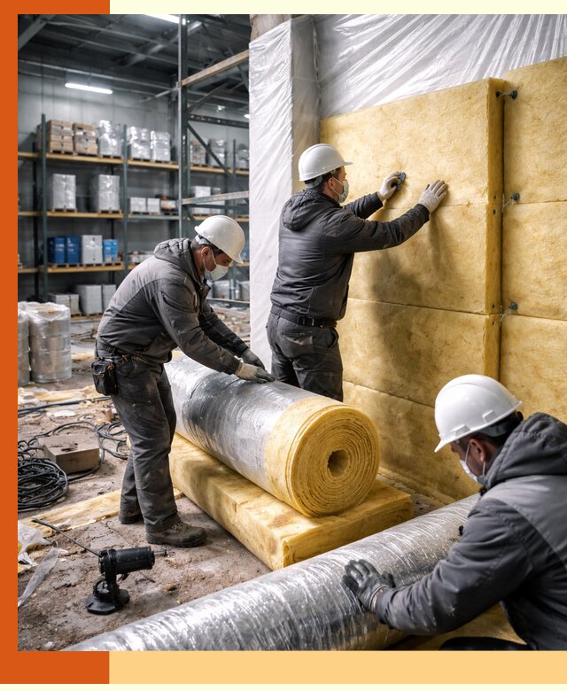 Утепление склада химсырья в Малгобеке: безопасная и эффективная изоляция