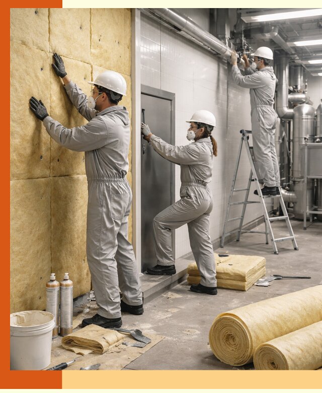 Утепление пищевого цеха под ключ в Малгобеке