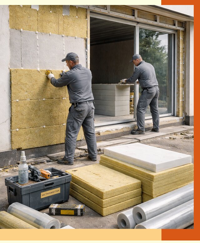 Утепление торгового павильона в Малгобеке от 14961 руб./м² под ключ | ТепломастерМлг