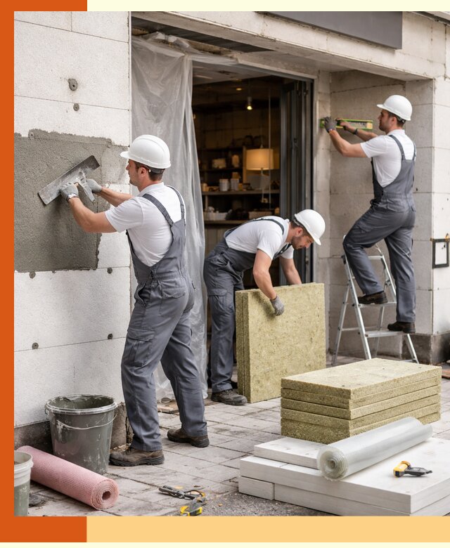 Утепление кафе в Малгобеке: профессиональная теплоизоляция и монтаж