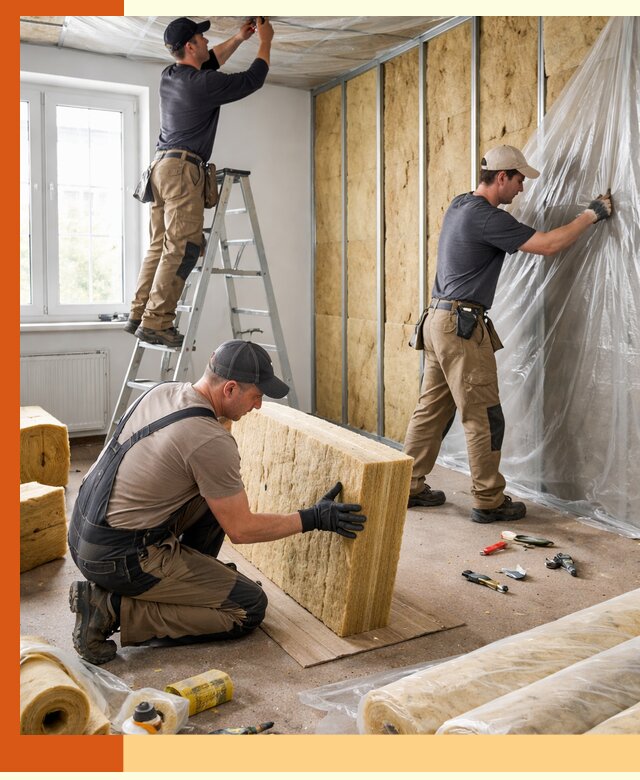 Утепление офисных помещений под ключ в Малгобеке