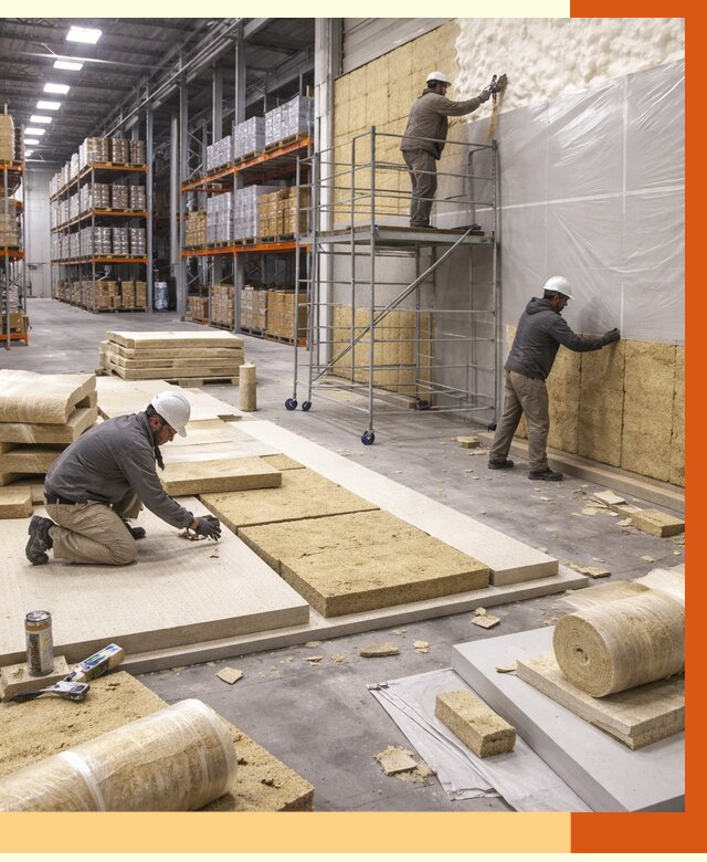 Утепление складского терминала в Малгобеке от 7739 руб./м² под ключ | ТепломастерМлг