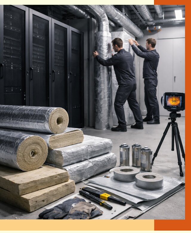 Утепление серверной в Малгобеке от 8770 руб./м² — комплексно под ключ | ТепломастерМлг