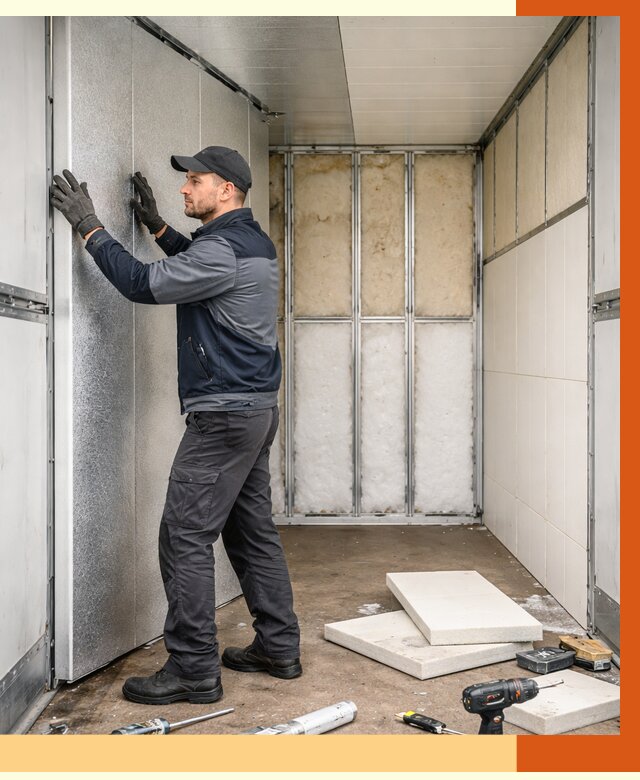 Утепление холодильного кузова в Малгобеке от 13929 руб. под ключ | ТепломастерМлг