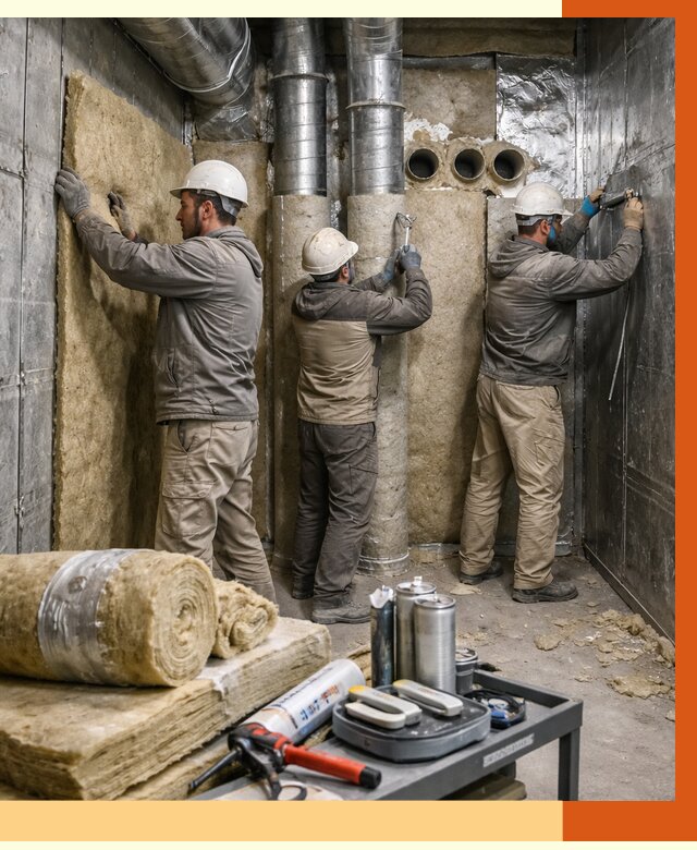 Утепление венткамеры в Малгобеке под ключ от 1496 руб. — профессионально | ТепломастерМлг