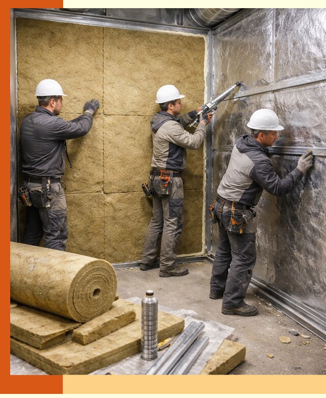 Утепление венткамеры в Малгобеке — качественная теплоизоляция и шумопоглощение