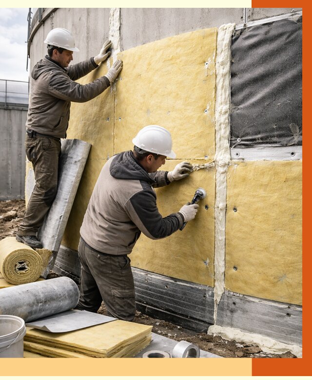 Утепление резервуара в Малгобеке от 28375 руб/м2 — монтаж ППУ и комплекс под ключ | ТепломастерМлг