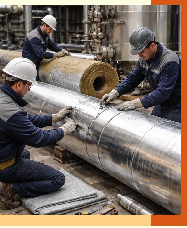 Утепление технологического оборудования в Малгобеке от 4334 руб. за м2 | ТепломастерМлг