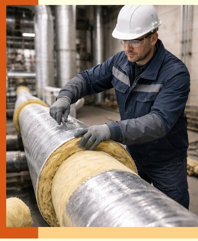 Утепление технологического оборудования и заводских установок в Малгобеке