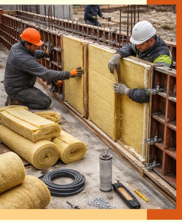 Теплоизоляция опалубки в Малгобеке от 7429 руб. за м2 — услуги и монтаж | ТепломастерМлг