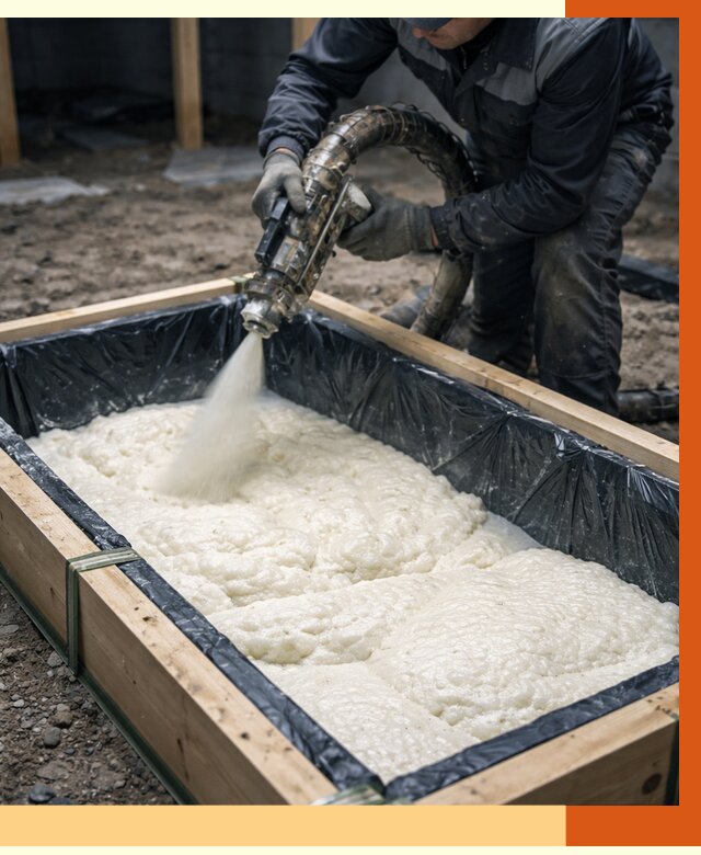 Заливка ППУ в формы в Малгобеке от 2580 руб. — утепление форм под ключ | ТепломастерМлг