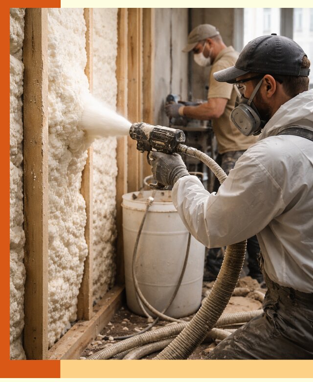 Утепление пеноизолом жилых и коммерческих объектов в Малгобеке