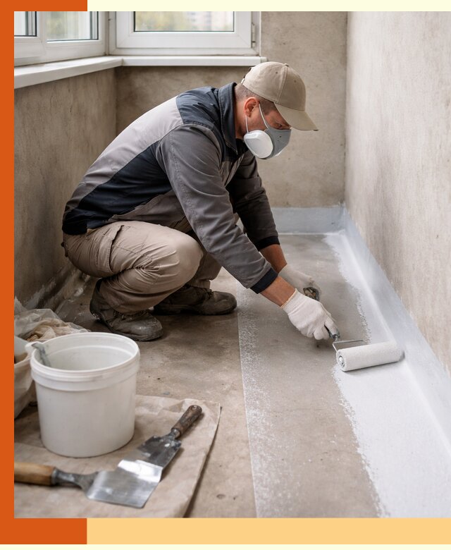 Утепление балкона жидкой теплоизоляцией в Малгобеке