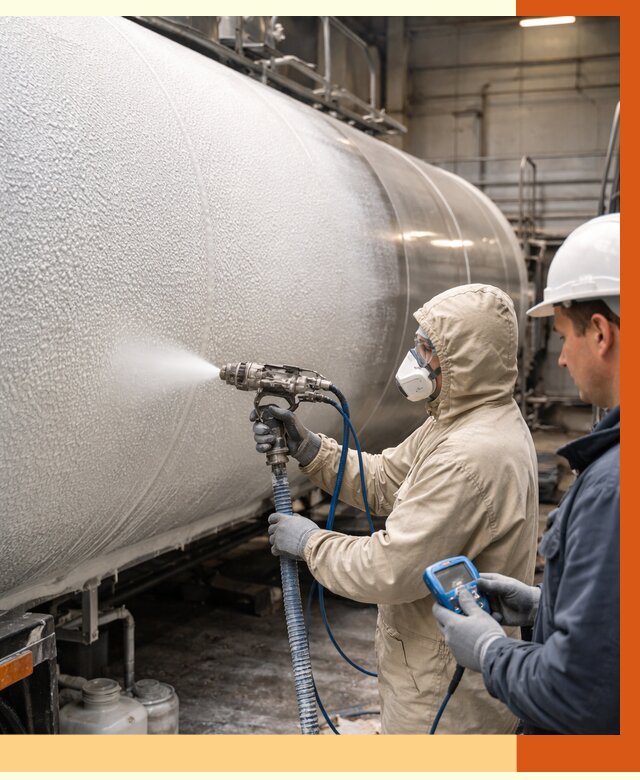 Утепление автоцистерны жидкой теплоизоляцией в Малгобеке от 14961 руб. под ключ | ТепломастерМлг