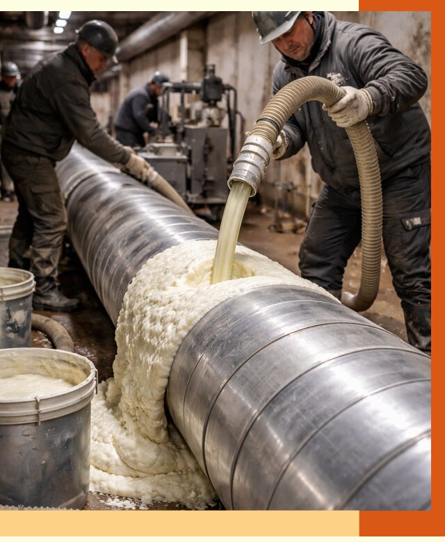 Утепление теплотрассы жидкой теплоизоляцией в Малгобеке от 4334 руб. | ТепломастерМлг