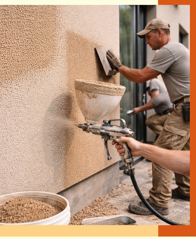 Утепление фасада жидкой пробкой в Малгобеке от 4953 руб./м² под ключ | ТепломастерМлг