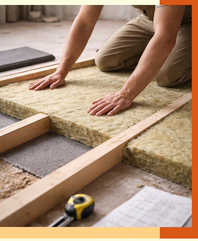 Шумоизоляция пола в Малгобеке от 1290 руб./м² — профессиональная звукоизоляция | ТепломастерМлг