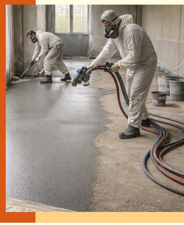 Гидроизоляция полимочевиной полов и конструкций в Малгобеке