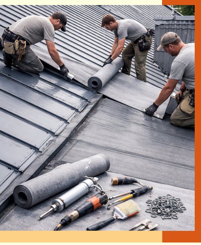 Гидроизоляция металлической кровли полимочевиной в Малгобеке от 8770 руб. | ТепломастерМлг