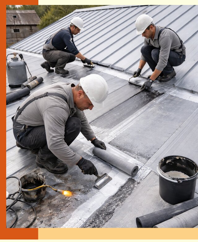 Гидроизоляция металлической кровли с гарантией в Малгобеке