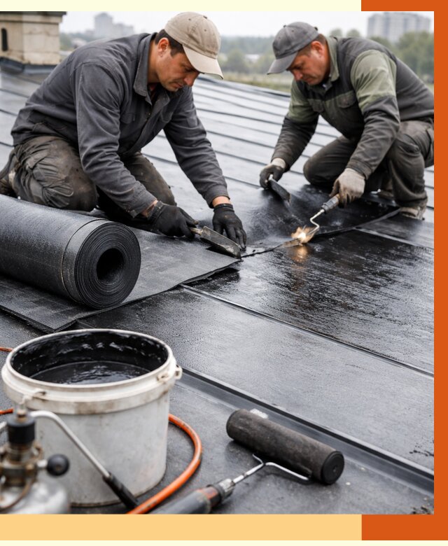 Гидроизоляция фальцевой кровли в Малгобеке от 7739 руб. под ключ | ТепломастерМлг