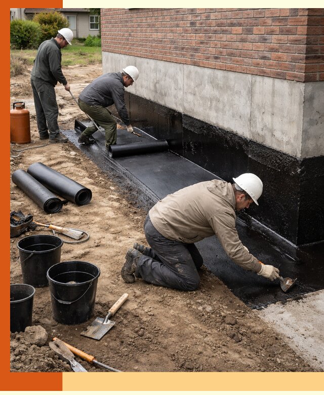 Гидроизоляция фундамента в Малгобеке: надежная защита строений