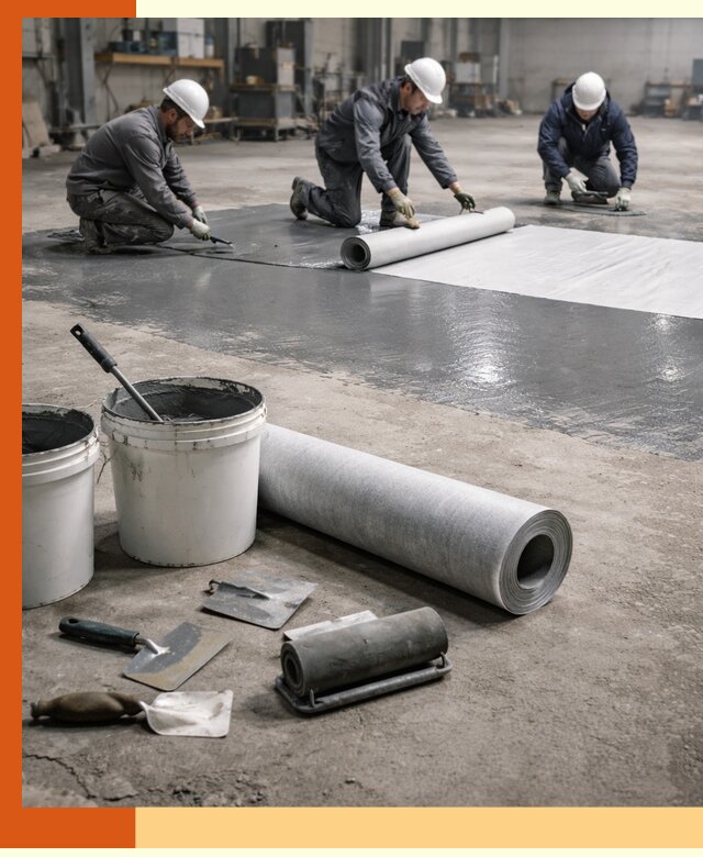 Гидроизоляция промышленного пола в Малгобеке — защита и долговечность