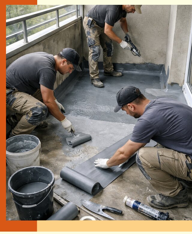 Гидроизоляция балкона в Малгобеке: надежная защита от протечек