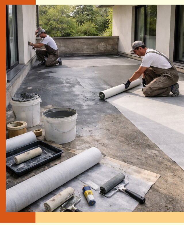 Гидроизоляция террасы в Малгобеке — надежная защита от влаги и протечек