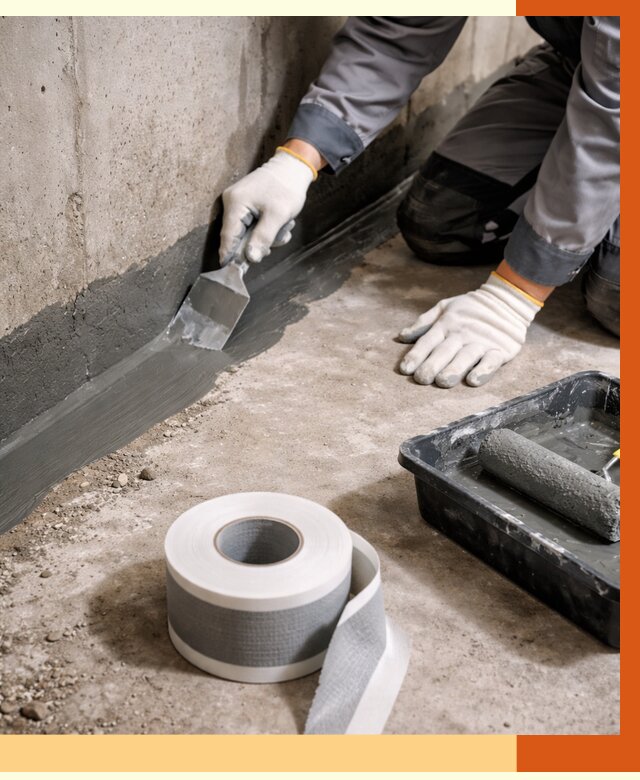 Гидроизоляция швов и герметизация стыков в Малгобеке от 1290 руб. | ТепломастерМлг