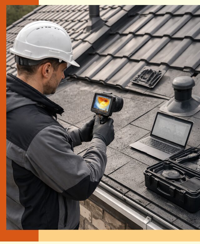 Тепловизионное обследование кровли в Малгобеке для выявления дефектов